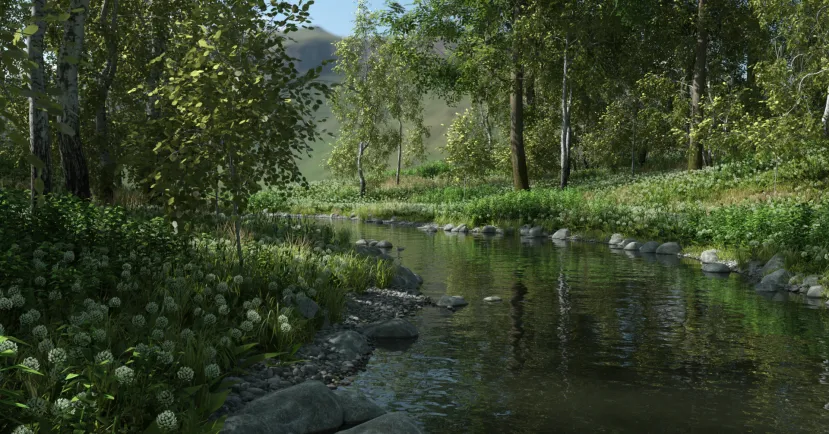 Lush Riverside View UltraScenery2